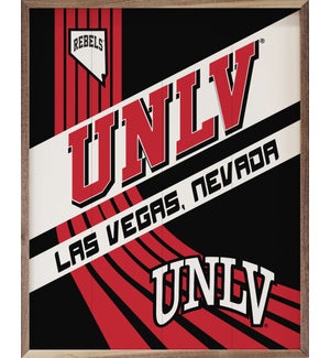 Striped Poster University Of Nevada Las Vegas